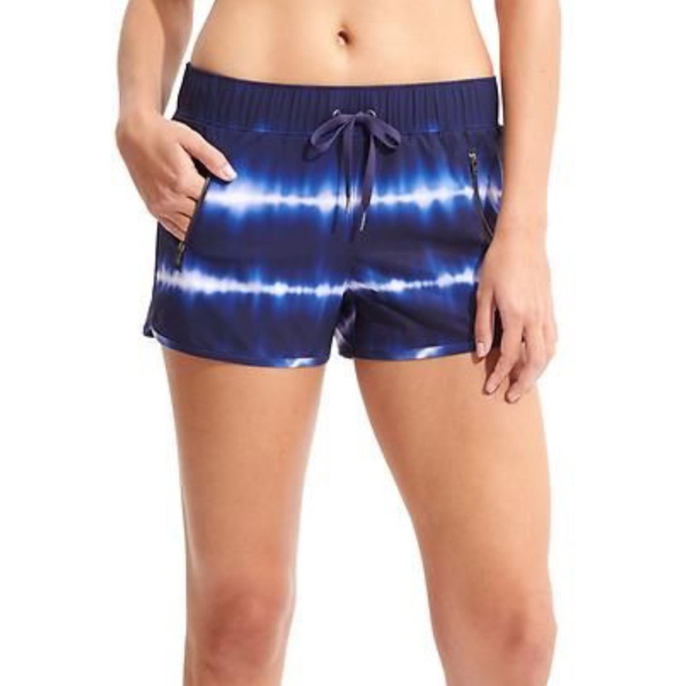 Athleta Tie Dye Sway shorts in blue - XS